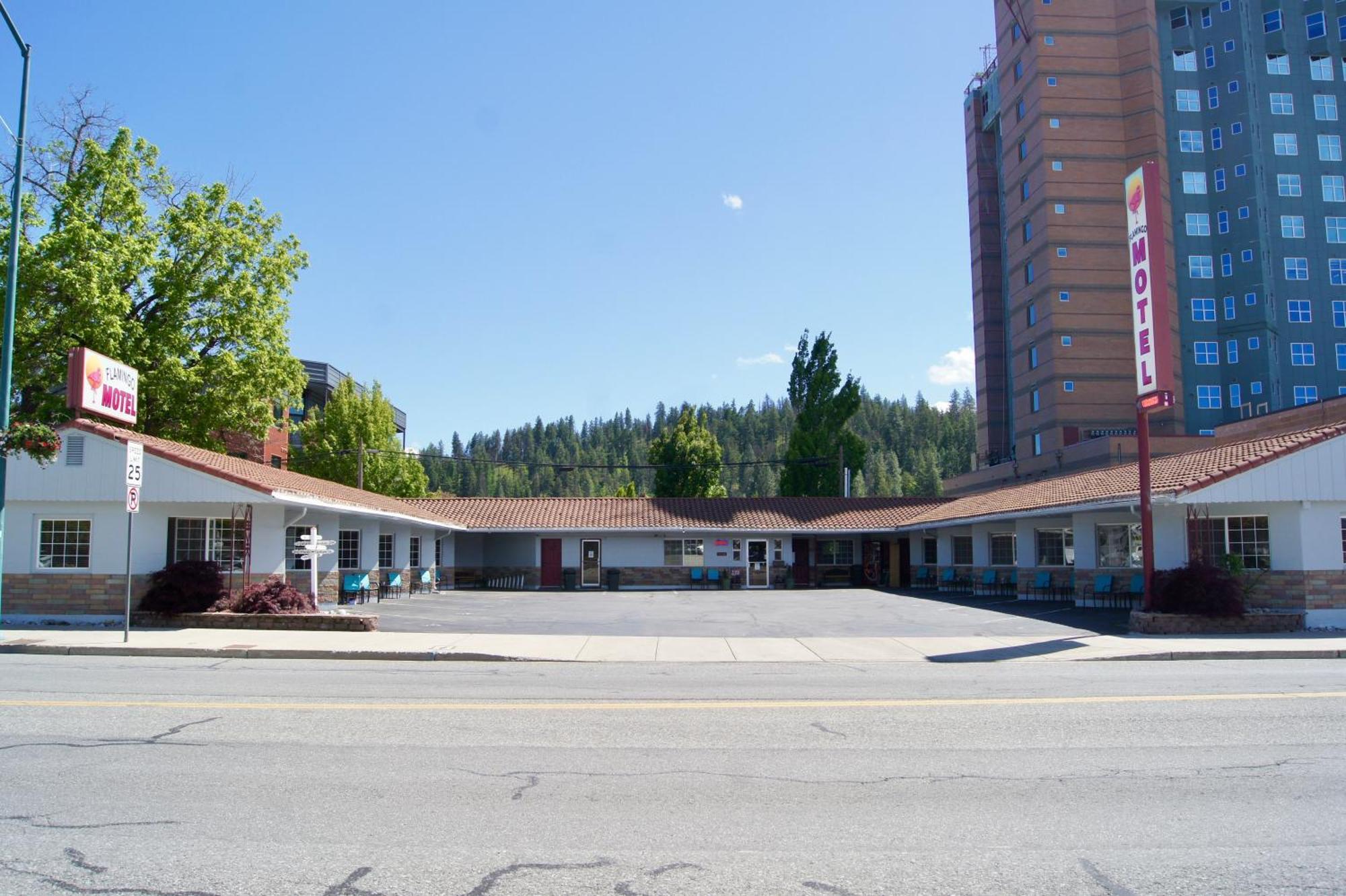Flamingo Motel Coeur d'Alene Dış mekan fotoğraf